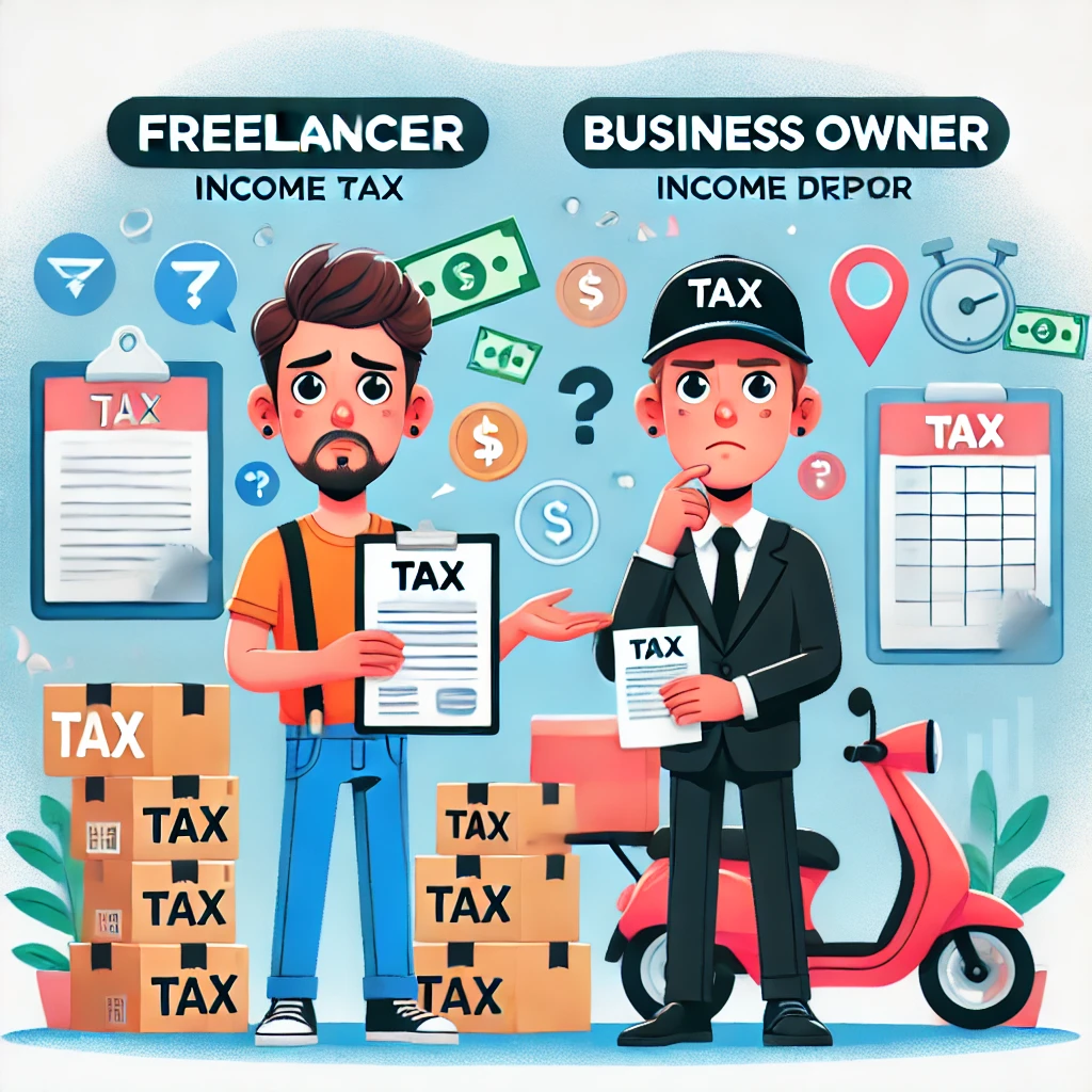 배달대행 소득 신고 완벽 가이드! 프리랜서 vs 사업자 차이점 총정리 1 배달대행 소득 신고 완벽 가이드