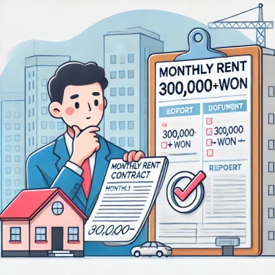 월세 30만 원 초과 계약, 주택 임대차 신고 대상일까