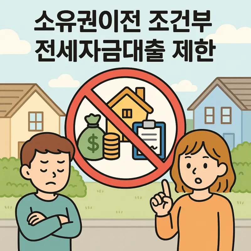 소유권이전 조건부 전세자금대출 제한에 따른 분양잔금 해결책 가이드