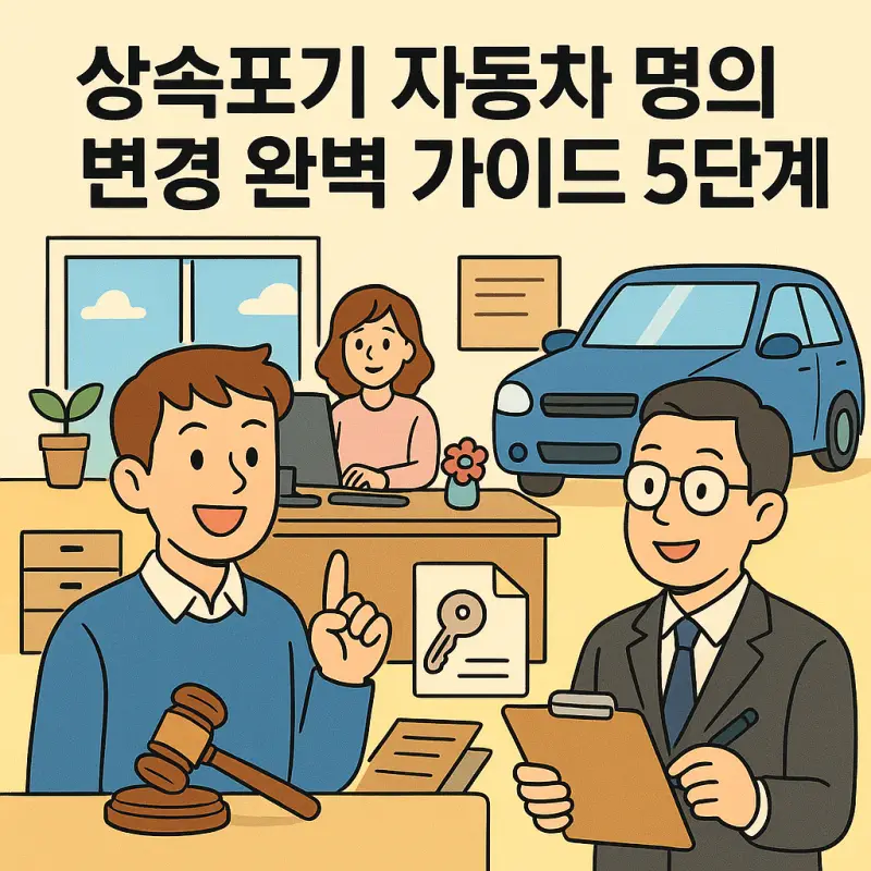 상속포기 자동차 명의변경 절차를 단계별로 안내하는 완벽 가이드 썸네일